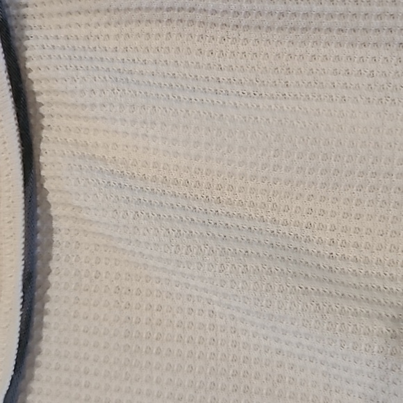 We The Free White Textured Top Multi Patterned Long Sleeve - Picture 7 of 7